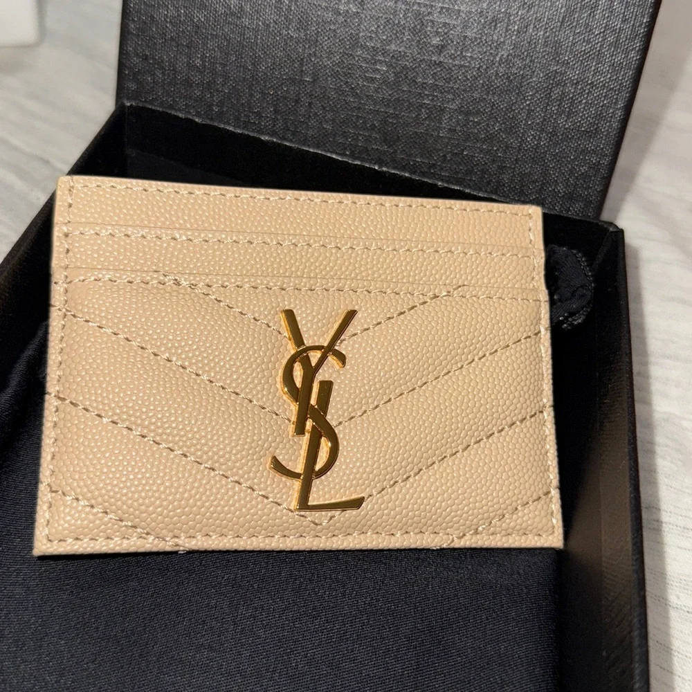 SOLD**YSL card case - Picture 2 of 3